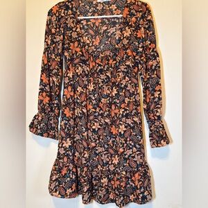 Floral Long Sleeve Dress